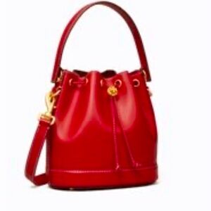 Brand new bucket style handbag red